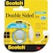 Scotch Double-Sided Tape, Removable, 3/4"x200" , Transparent, PK6 238 - alternate 1
